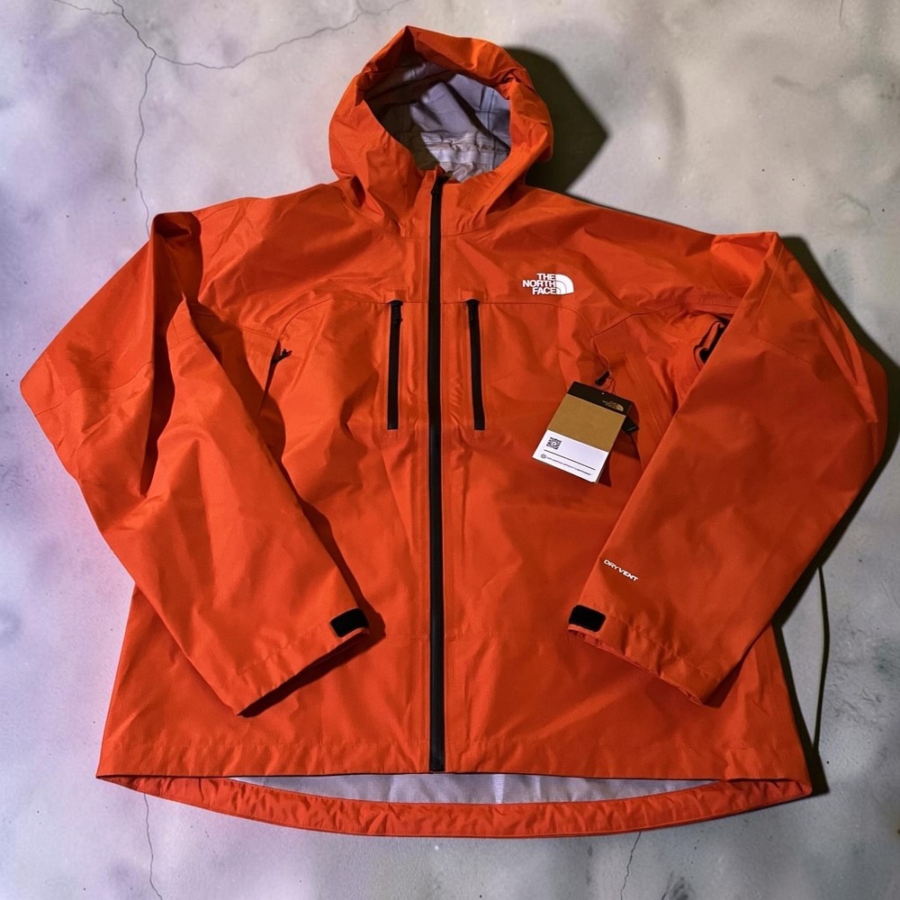 The North Face Valley View DryVent 3L Waterproof Jacket Men's Large Lava Red NWT